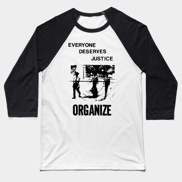 ORGANIZE Baseball T-Shirt by TheCosmicTradingPost